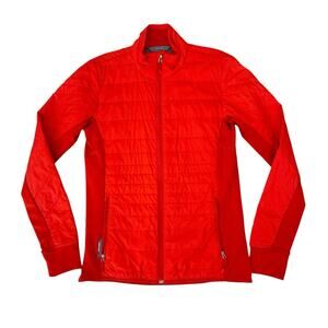 Icebreaker MerinoLoft Quilted Tomato Red Jacket Women’s M